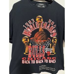 Domrebel Unisex 1993 NBA World Champs Graphic Print T-Shirt